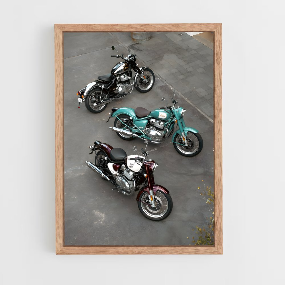 Poster Trois Roues d'Aventure – affiche Royal Enfield (vue 4)